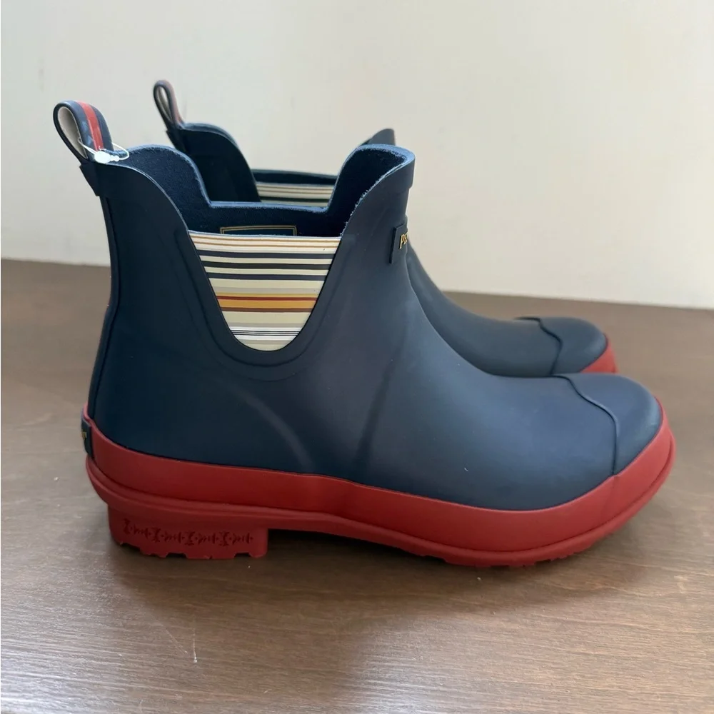 Pendleton WOMEN'S BRIDGER STRIPE WESTERN CHELSEA RAIN BOOT 9 • NWOT - Picture 9 of 10